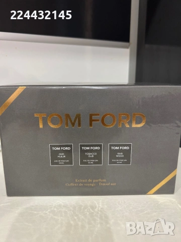 Tom Ford oud fleur tobacco oud oud wood 3* 50ml travel set , снимка 2 - Унисекс парфюми - 55137798