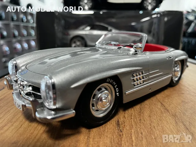 BBURAGO метален колекционерски модел MERCEDES BENZ 300SL CABRIO 1954г. 56.72 лв. / 29 €, снимка 2 - Колекции - 55507490