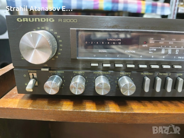 Grundig R 2000 Стерео Ресивър , снимка 4 - Ресийвъри, усилватели, смесителни пултове - 55251722