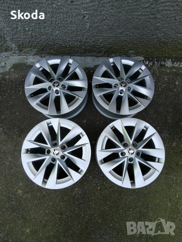 джанти Skoda 17 5x112 , снимка 7 - Гуми и джанти - 54516134
