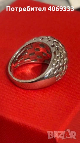 Нов Сребърен пръстен 6.9 гр 925 53размер