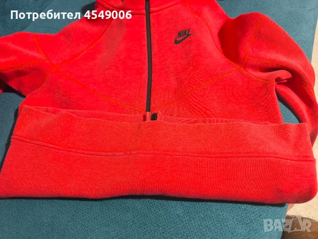 Nike tech fleece.Цветът е доста по-блед от Снимките., снимка 3 - Детски анцузи и суичери - 55546024