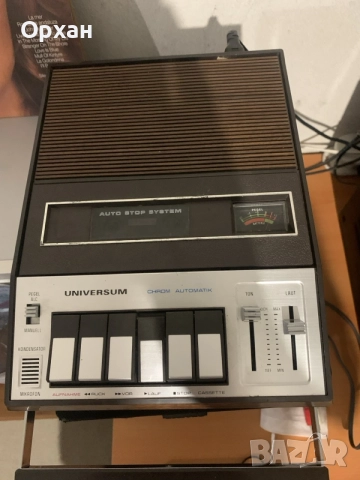 📻 Ретро касетен рекордер / дек UNIVERSUM Chrom Automatik (70-те) – Отлично работещ