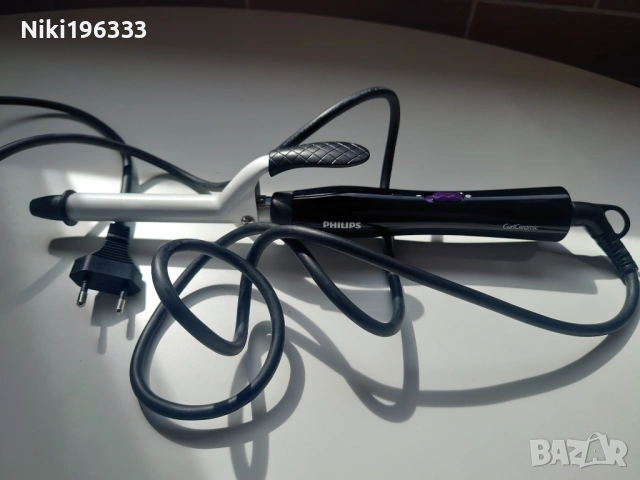 Нова маша за коса Philips HP8602 CurlCeramic (16 mm), снимка 2 - Преси за коса - 54263107