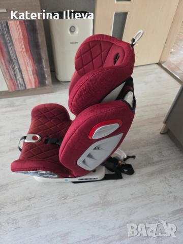 LORELLI Premium въртящ се детски стол за кола 0-36 кг. ROTO ISOFIX 360° RED&BLACK, снимка 4 - Столчета за кола и колело - 54387409