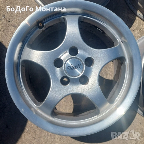 Алуминиеви джанти Aluett | 15" | 7J | ET35 | 5×100 |, снимка 3 - Гуми и джанти - 54412062