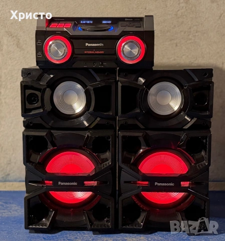 Аудио система Panasonic SC-MAX4000EK, CD плеър, FM тунер, Bluetooth, NFC, 2400W  , снимка 2 - Аудиосистеми - 54824217