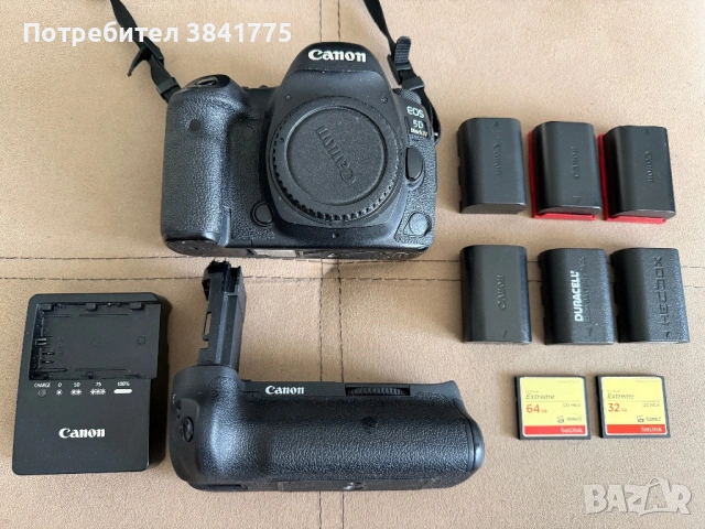 Canon 5D Mark IV с 6 батерии и грип