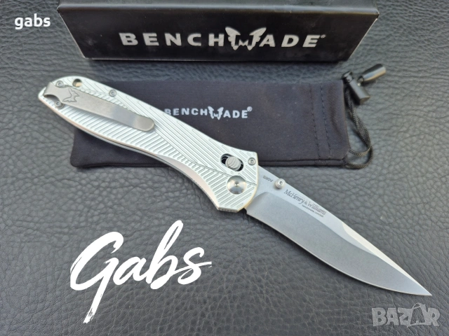 Сгъваем нож Benchmade Seven/Ten 710FE24 Mc Henry&Williams, снимка 10 - Ножове - 54518571