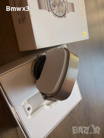 HUAWEI watch GT 5 Gold 41 mm, снимка 4 - Смарт часовници - 55670340