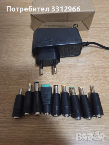 Захранване Zolt 12V 3A Универсален AC DC адаптер-трансформатор с 9 DC, снимка 2 - Друга електроника - 55192337