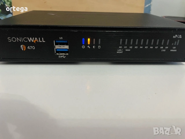 Рутер SonicWall TZ470, снимка 2 - Рутери - 55051324