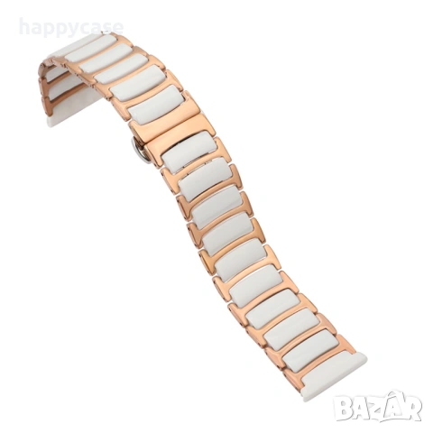 18 mm CERAMIC 2 Керамична верижка каишка за Huawei Watch / Garmin / Xiaomi, снимка 6 - Каишки за часовници - 54489906
