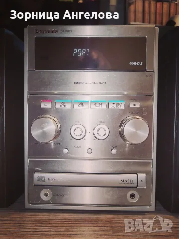 Panasonic SA-PMX2 Hi-Fi система с оригинални тонколони SB-PMX2. – USB / CD / FM / AUX. Внос Германия, снимка 3 - Аудиосистеми - 55466426