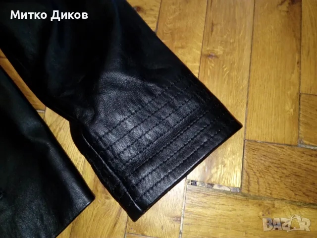 Bistrol Leather женско яке рокерско марково като ново естествена кожа размер реален Л, снимка 4 - Якета - 55569094