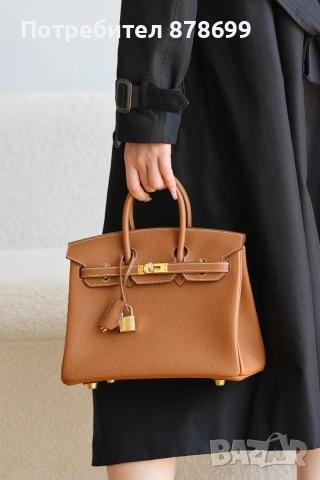 Hermes Birkin 25cm gold and gold, снимка 3 - Чанти - 55008242