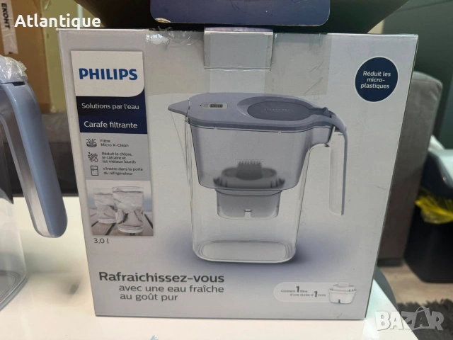 Филтрираща кана за вода Philips с 1 филтър - 3 литра