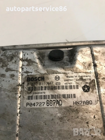 Контролен блок на двигателя ECU за Chrysler Grand Voyager 2.5 Crd (2006) 0281011447, снимка 3 - Части - 54594096