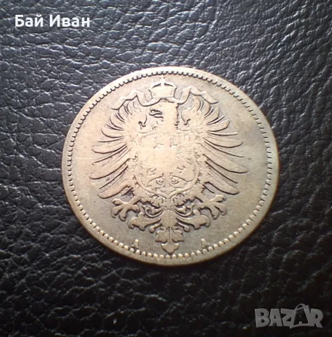Стара сребърна монета 1 марка 1874 г. буква А - Германска империя - рядка !, снимка 13 - Нумизматика и бонистика - 55306459
