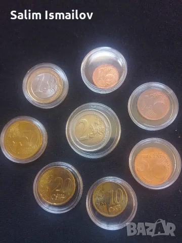Лот от 8 бр. Българско Евро с фабрични дефекти (UNC) euro bulgaria, снимка 2 - Нумизматика и бонистика - 55684104
