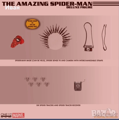 MEZKO TOYZ SPAIDER - MAN CLASSIC SUIT 1:12/ Мезко Тойс Спайдър - мен класически костюм , снимка 9 - Колекции - 54805339