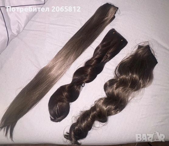 Екстеншъни на щипки от синтетична коса 