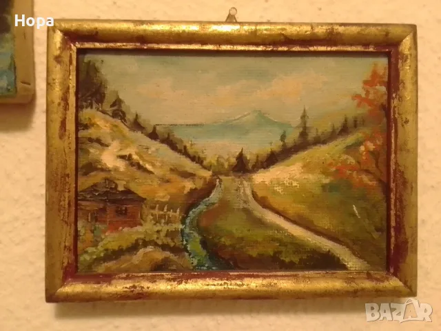 Авторска картина. Миниатюра, Пейзаж от Ябланица”, снимка 2 - Картини - 55675263