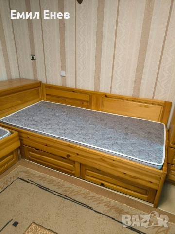 Ъглова спалня от масив, снимка 6 - Спални и легла - 54901311