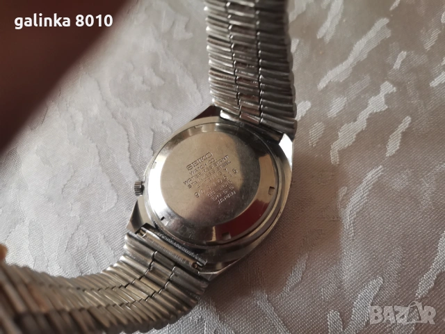 Мъжки, рядък, работещ часовник СЕЙКО, снимка 5 - Мъжки - 54725507
