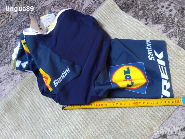 Вело клин с презрамки Santini Lidl Trek Women Race Bib Shorts, снимка 8 - Спортни екипи - 55153668
