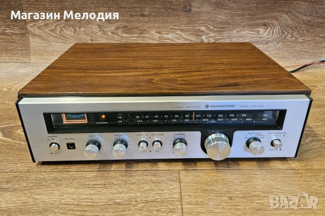 Ресивър Kenwood KR-1400 (1974г.) – Уникален звук, ТОП състояние!📻✨Японска винтидж класика!, снимка 8 - Декове - 55103366