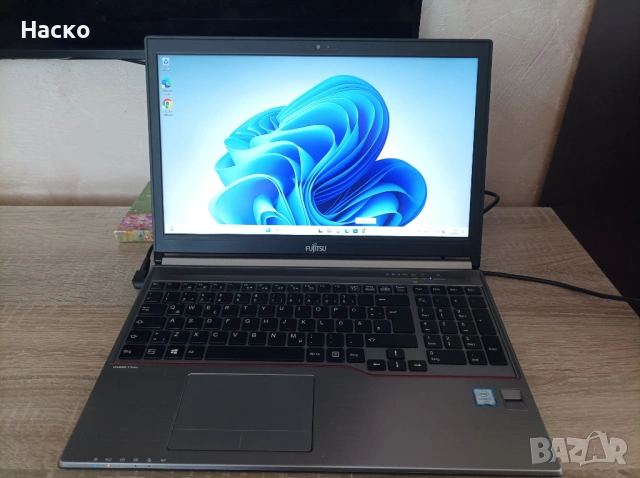 Лаптоп Fujitsu Lifebook E756,Intel I5, 8Gb ram,128 ssd, windows 11 pro- made in Japan, снимка 11 - Лаптопи за работа - 54781977