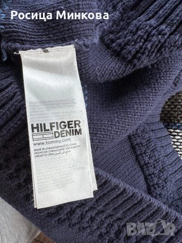 Мъжки пуловер Tommy Hilfiger, снимка 5 - Пуловери - 54427398
