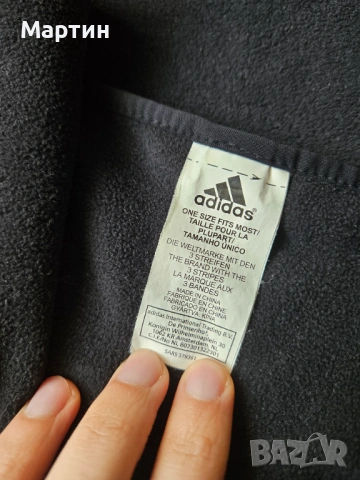 Шал Адидас Adidas черен, снимка 2 - Шалове - 54955104