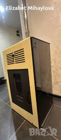 Пелетна камина Burnit 10 kW – много запазена, готова за отоплителния сезон