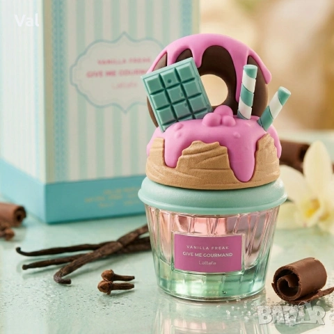 Сладък гурме аромат с нотки на ванилова торта Lattafa Give Me Gourmand Vanilla Freak