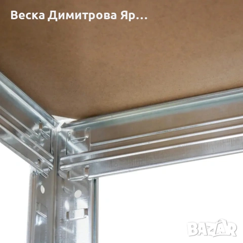 Професионален метален стелаж HÖGLER 222x110x50 см – 6 Рафта, до 1050 кг, регулируема височина, снимка 7 - Други - 54619422