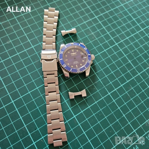 Продавам каса и верижка за часовник Pagani Design и циферблат Invicta , снимка 2 - Мъжки - 54585058
