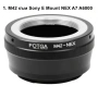 Адаптер за обектив Sony E Mount Canon Nikon M42 FD MD Micro 4/3 EOS M FOTGA, снимка 1