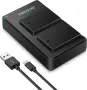 ENEGON LP-E17 – Комплект 2 батерии + двойно USB зарядно за Canon EOS, снимка 1