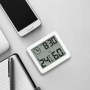 Дигитален термометър и влагомер с часовник, 3.2" LCD дисплей, ±1°C точност, за дома, офиса 10186, снимка 8