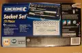 KINCROME 3/8" гедоре / гидория 29 части качествени вложки камъни комплект метална кутия, снимка 6