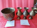 Бронзови вази и кашпа, снимка 1