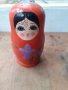 Матрьошка стара руска дарвена кукла 5 в 1, снимка 4