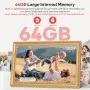 Дигитална фоторамка BIGASUO 15.6 64GB WiFi, снимка 4