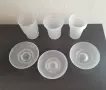 Стъклени чашки и сапунерки за баня, снимка 2