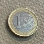 Редка монета от Испания 1 Евро 2001 , Euro Spain( Дефект при сеченето), снимка 5