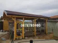 Дървени навеси Тераси Козирка Изграждане на дървени навеси , снимка 4