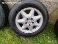 Джанти за Mercedes W203 15 цола с хубави зимни гуми 195/65/15, снимка 3