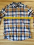 Карирана мъжка риза Esprit Slim Fit синьо и кафяво размер L 100% памук, снимка 10